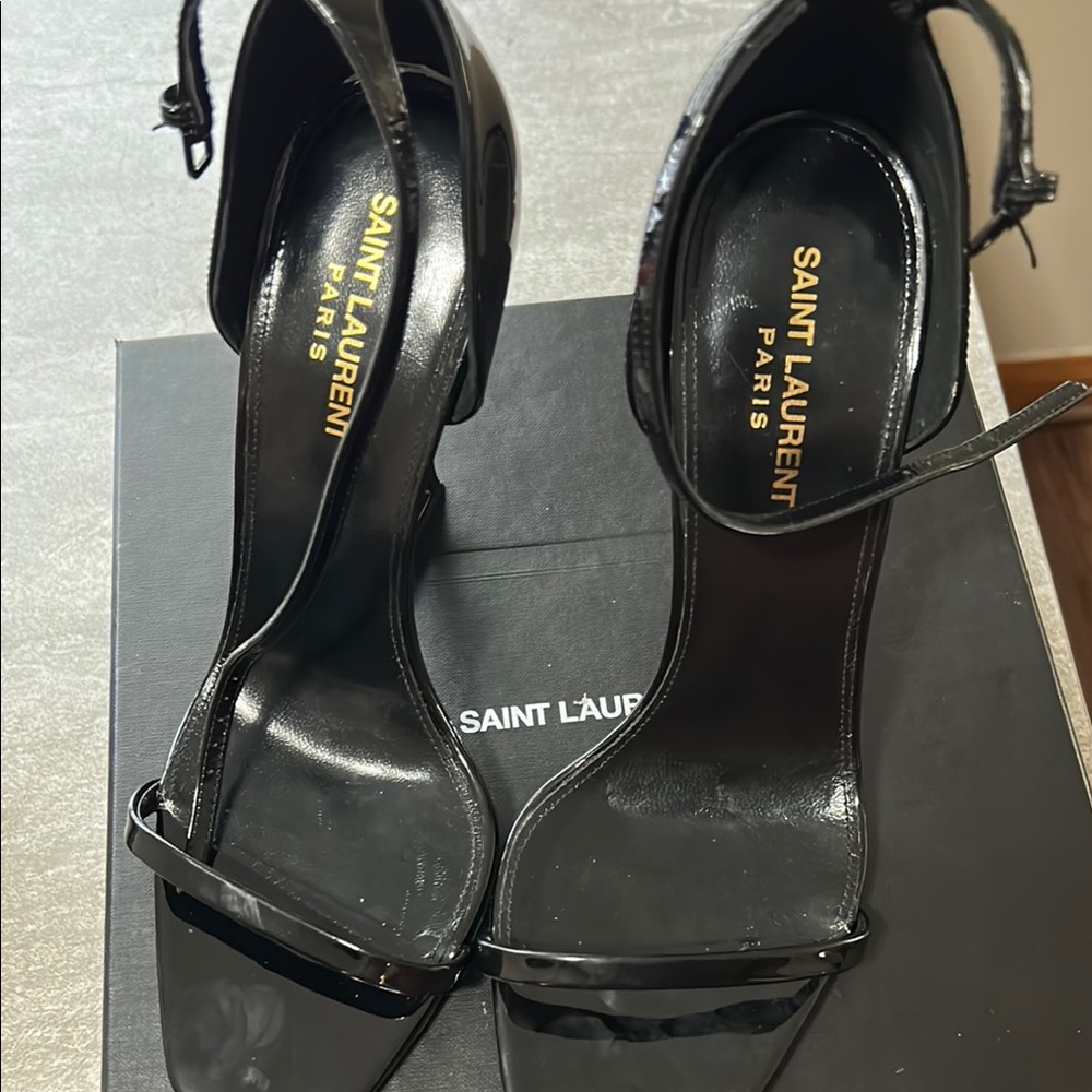 Saint Laurent Black Box Opyum 110 Ysl heels worn twice and good condition - Picture 10 of 14